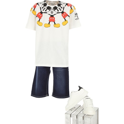 Marcelo Burlon Koszulka Dziecięca dla Chłopców Na Wyprzedaży, Disney, biały, Bawełna, 2019, 10Y 6Y 8Y