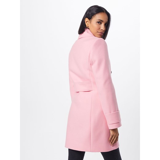 Płaszcz damski różowy Calvin Klein wełniany 