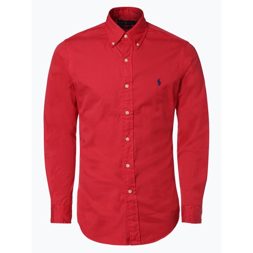 Polo Ralph Lauren - Koszula męska – Slim Fit, czerwony Polo Ralph Lauren  L vangraaf