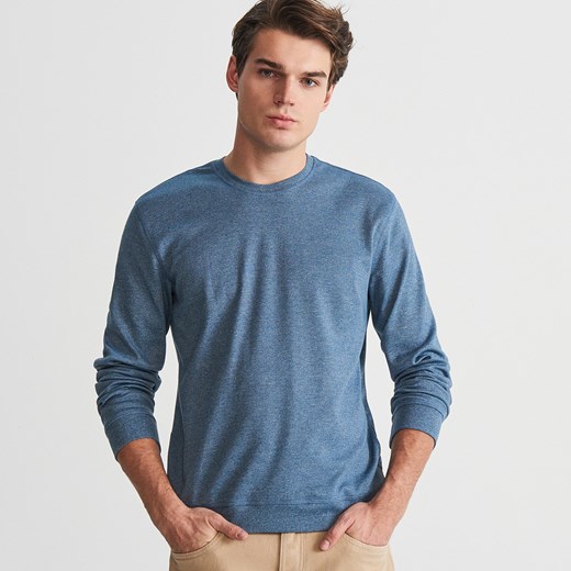 Reserved - Gładka bluza - Niebieski  Reserved XS 