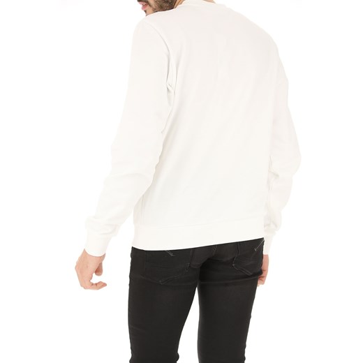 Calvin Klein Bluza dla Mężczyzn Na Wyprzedaży w Dziale Outlet, biały, Bawełna, 2019, XL XXL