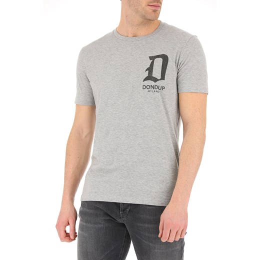 T-shirt męski Dondup jesienny z krótkim rękawem 