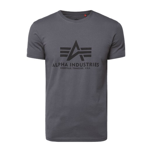 T-shirt z nadrukiem z logo  Alpha Industries L Peek&Cloppenburg 
