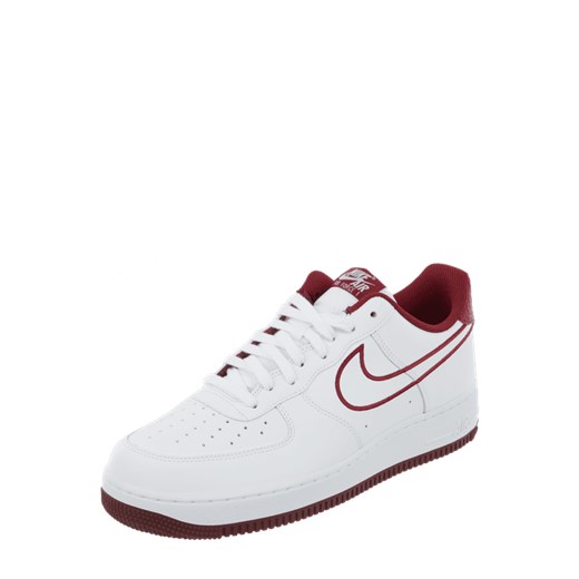 Buty sportowe męskie białe Nike air force sznurowane skórzane 