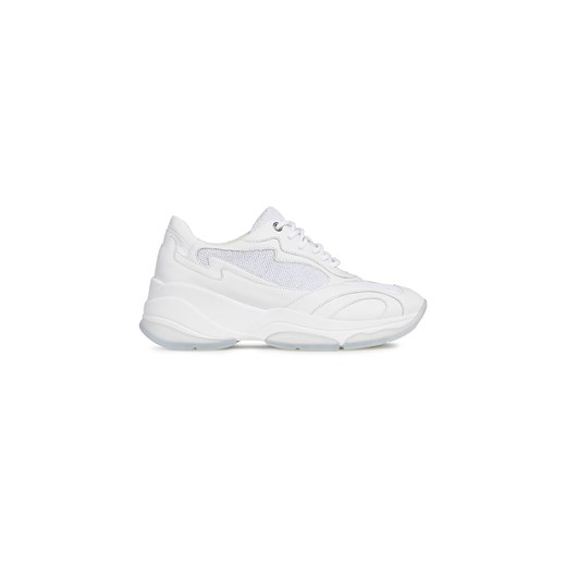 Sneakersy damskie Geox białe wiązane 