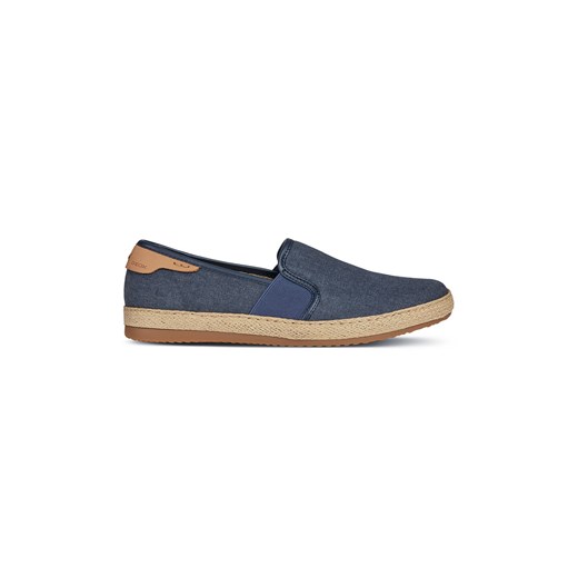 Espadryle męskie Geox casual bez zapięcia z tkaniny 