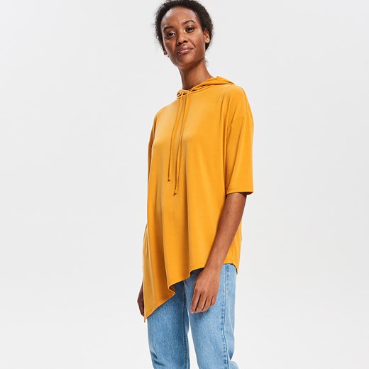 Reserved - Asymetryczna bluzka - Żółty Reserved  XL 