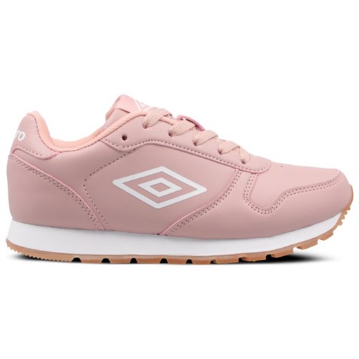 Buty sportowe damskie różowe Umbro do fitnessu na koturnie bez wzorów 