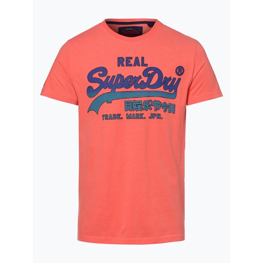 Superdry - T-shirt męski, różowy  Superdry XXL vangraaf
