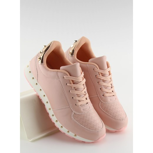 Buty sportowe z ćwiekami różowe BK-85 PINK