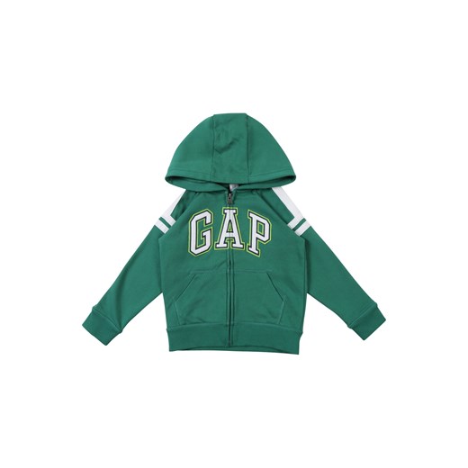 Gap odzież dla niemowląt zielona z napisami chłopięca zimowa 