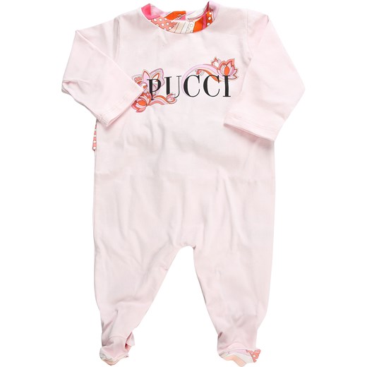 Odzież dla niemowląt Emilio Pucci z elastanu różowa dla dziewczynki 