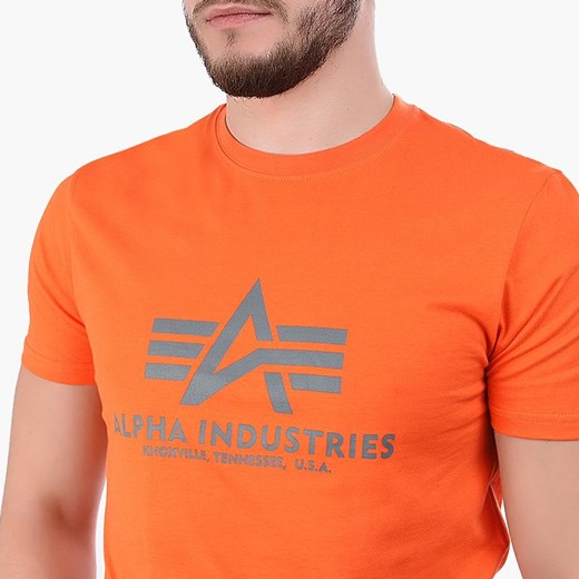 Koszulka męska Alpha Industries Basic 100501 417  Alpha Industries  sneakerstudio.pl