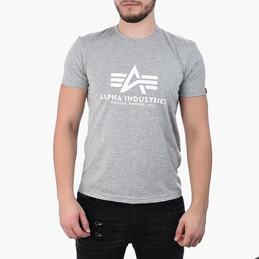 T-shirt męski Alpha Industries z krótkim rękawem młodzieżowy 