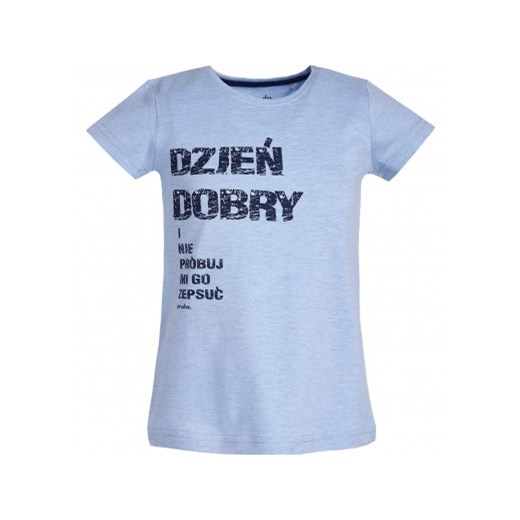 T-shirt z krótkim rękawem dla dziewczynki 3-8 lat  Endo 104 promocja endo.pl 