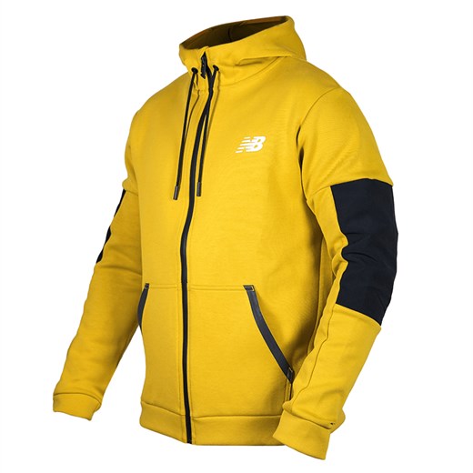 Bluza sportowa brązowa New Balance polarowa 