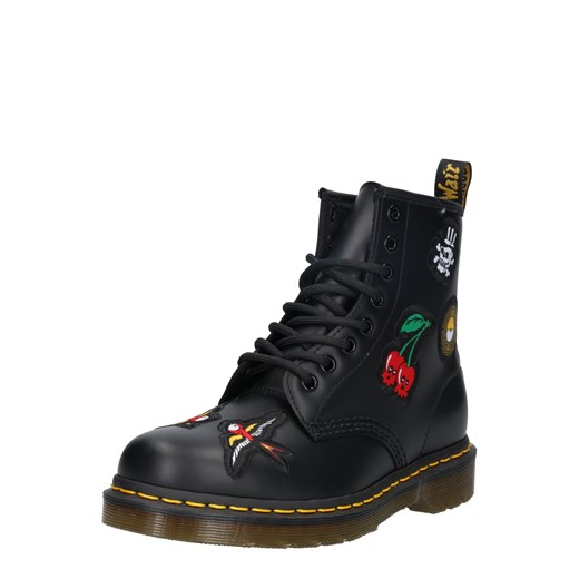 Workery damskie Dr. Martens na zimę gładkie skórzane sznurowane casual płaskie 