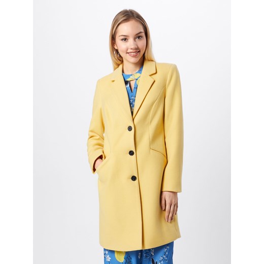 Żółty płaszcz damski Vero Moda casual 