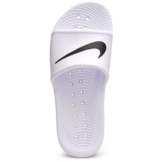 Nike klapki damskie białe bez wzorów młodzieżowe bez zapięcia 