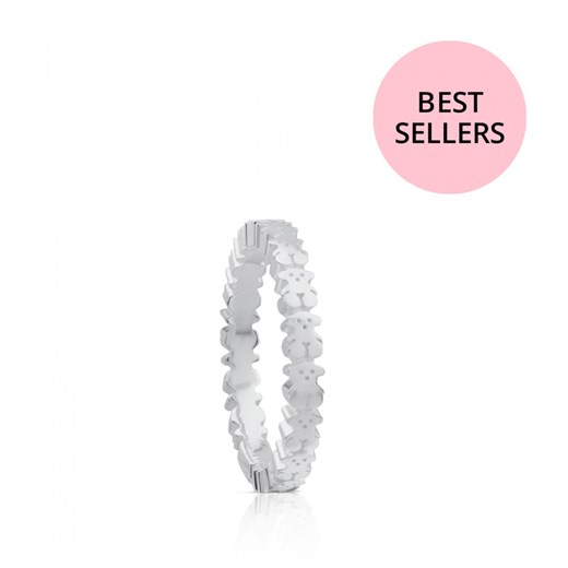 Srebrny pierścionek Tous 