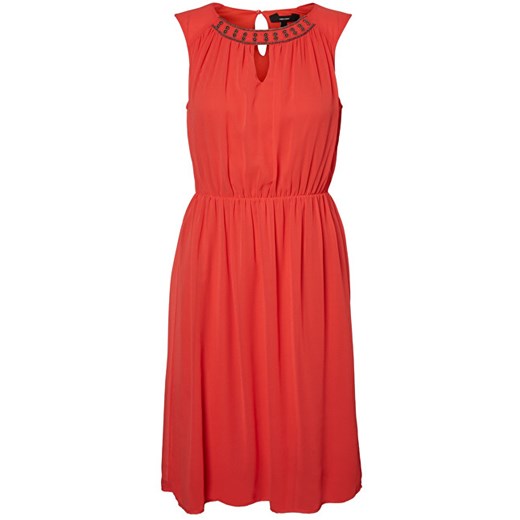Vero Moda Kobiety ubierają Wam SL Hab Poppy Red Dress (rozmiar L), BEZPŁATNY ODBIÓR: WROCŁAW! Vero Moda   Mall