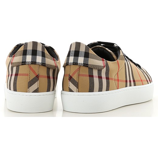 Burberry Trampki dla Kobiet, beżowy, Tkanina, 2019, 35 36 37