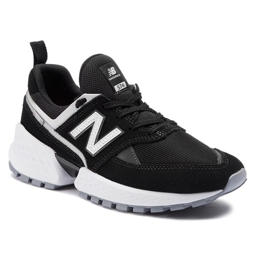 Sneakersy NEW BALANCE - MS574NSE Czarny Czerwony  New Balance 44.5 eobuwie.pl