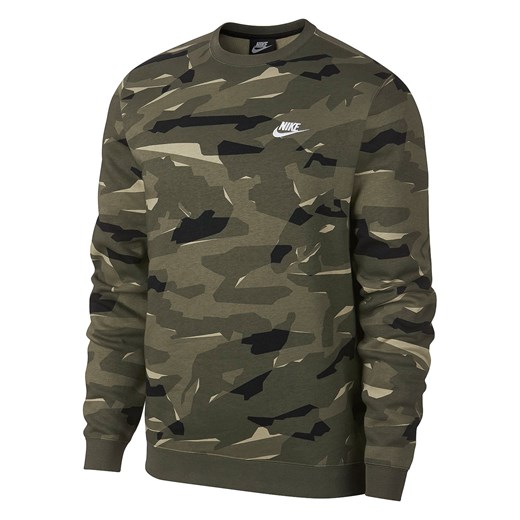 Bluza męska Nike w militarnym stylu polarowa moro 
