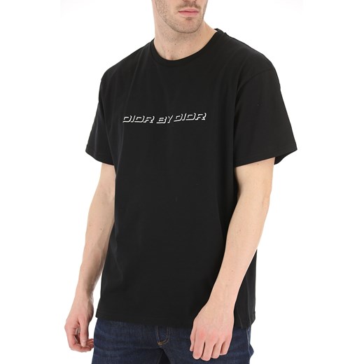 T-shirt męski Christian Dior z napisami 