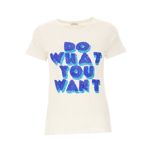 P.A.R.O.S.H. Koszulka dla Kobiet Na Wyprzedaży, biały, Bawełna, 2019, 38 40 M