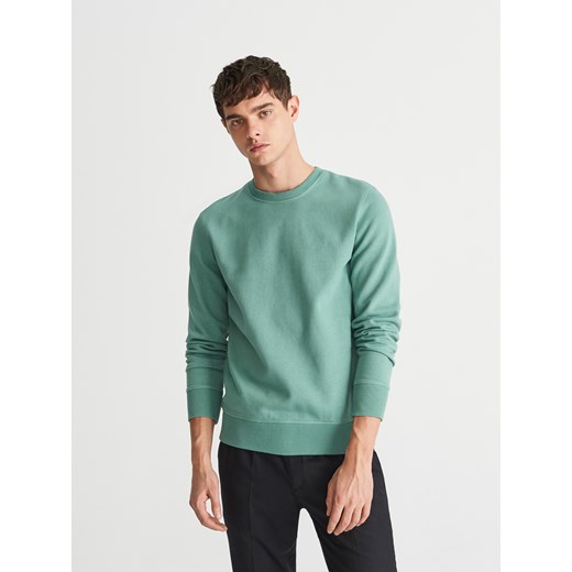 Reserved - Gładka bluza - Zielony Reserved  L 