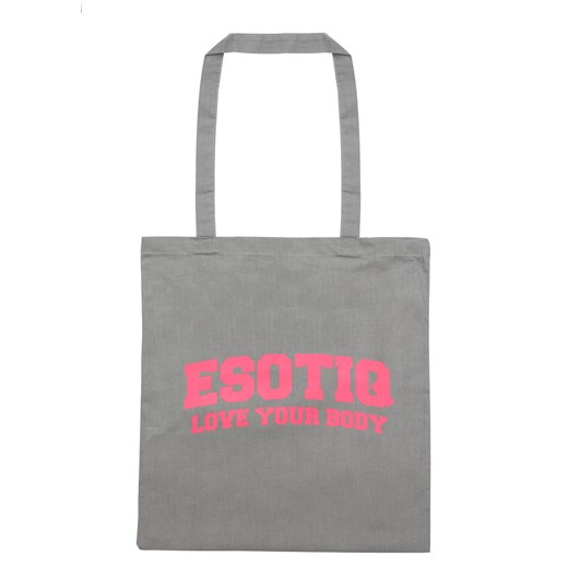 Shopper bag Esotiq na ramię mieszcząca a4 bez dodatków 