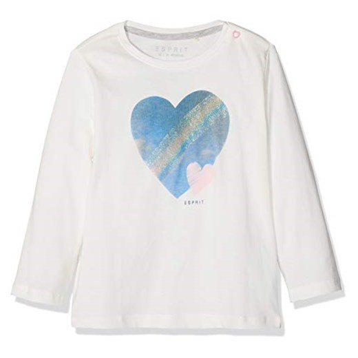 ESPRIT KIDS dziewczęcy t-shirt dla dziewczynek, kolor: biały (Off White 110)
