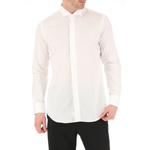 Koszula męska Del Siena biała casual 