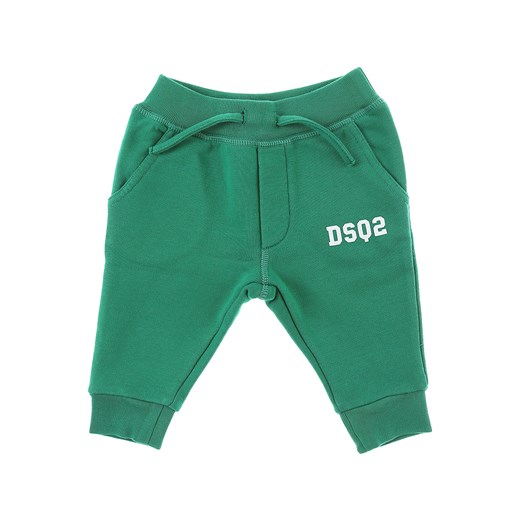 Dsquared2 odzież dla niemowląt bez wzorów zielona 