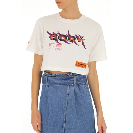 Heron Preston Koszulka dla Kobiet, biały, Bawełna, 2019, 38 40 44 46 M