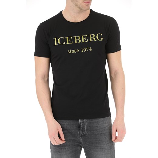 Iceberg t-shirt męski z krótkimi rękawami 