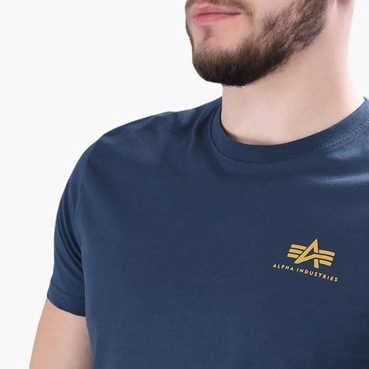 T-shirt męski niebieski Alpha Industries 