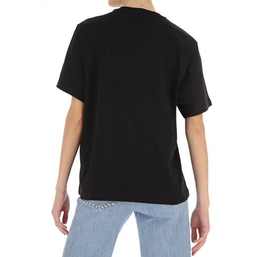 Stella McCartney Koszulka dla Kobiet Na Wyprzedaży, czarny, Bawełna, 2021, 44 M
