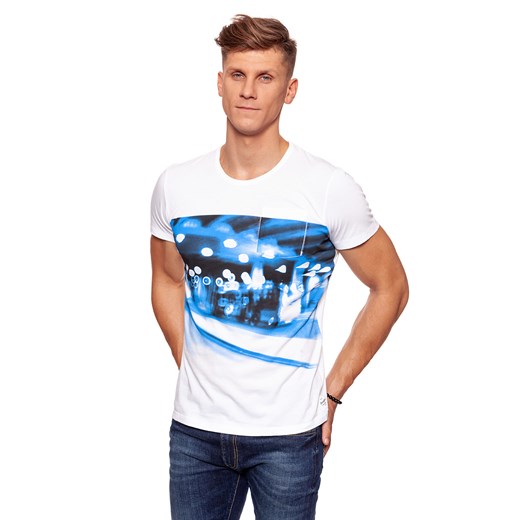 WRANGLER COLLAB TEE REAL WHITE W7B05D3W1  Wrangler M wyprzedaż YouNeedit.pl 