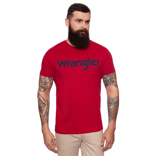 T-shirt męski Wrangler z krótkim rękawem na wiosnę 