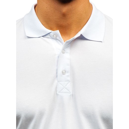 Koszulka polo męska biała Bolf 171221 Denley  S promocyjna cena  