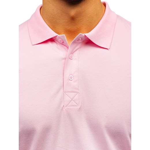 Koszulka polo męska różowa Bolf 171221 Denley  M  promocja 