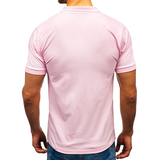 Koszulka polo męska różowa Bolf 171221 Denley  S  promocja 