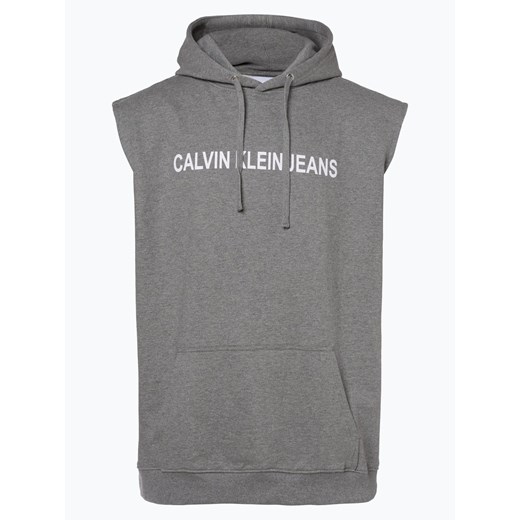 Calvin Klein Jeans - Męska bluza nierozpinana, szary  Calvin Klein L vangraaf