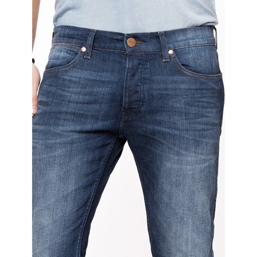 Wrangler jeansy męskie bez wzorów 