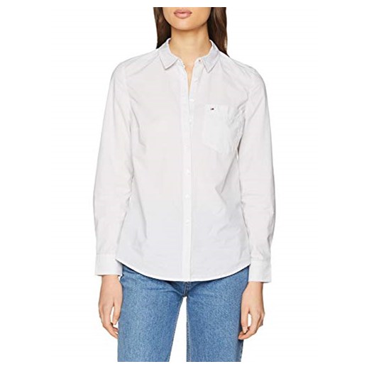 Tommy Jeans damska koszulka z krótkim rękawem z popliną -  m  Tommy Jeans sprawdź dostępne rozmiary okazyjna cena Amazon 