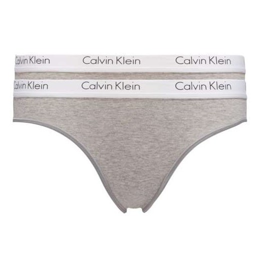 Calvin Klein Komplet damskich majtek Bikini QD3584E-020 szary (rozmiar S), BEZPŁATNY ODBIÓR: WROCŁAW!