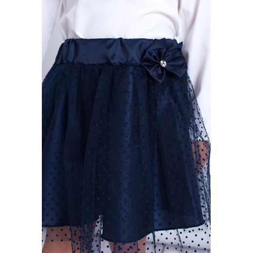 Spódnica dziewczęca niebieska Jomar z tiulu jesienna 