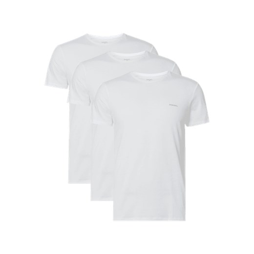 T-shirt męski Diesel biały z krótkim rękawem 
